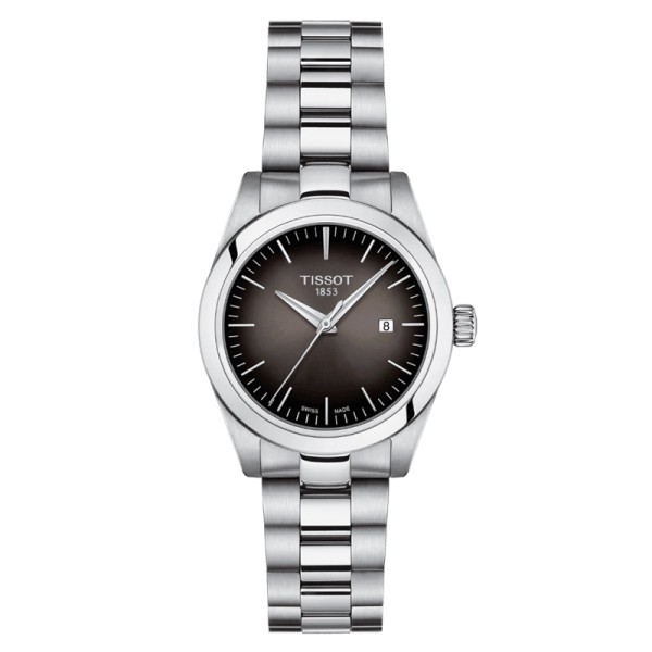 Tissot T-Classic T-MY Lady quartz watch anthracite dial stainless steel bracelet 29,3 mm