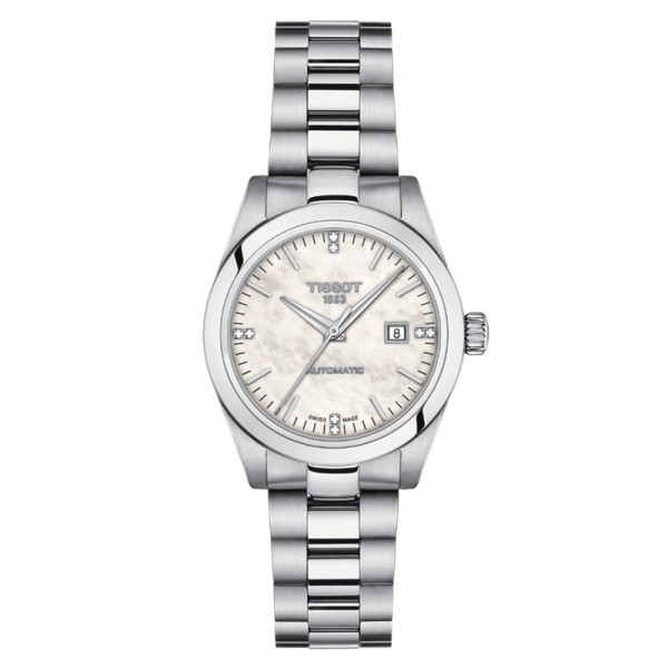 Tissot T-Classic T-MY Lady automatic watch mother-of-pearl dial stainless steel bracelet 29,3 mm