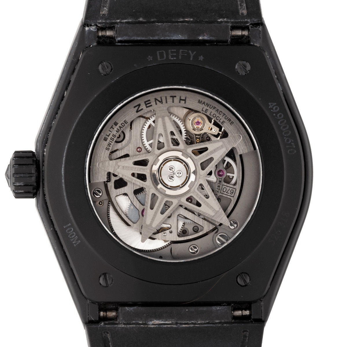 Montre Zenith Defy Classic Black Ceramic 41 mm 2020 Full Set 49.9000.670/77.R782