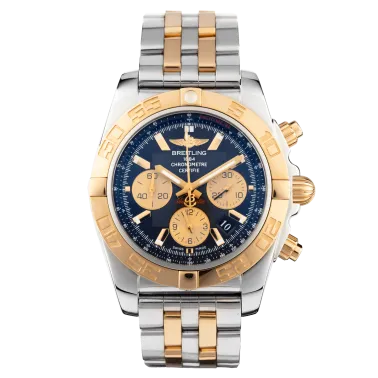 Montre Breitling Chronomat 44 or et acier 2016 Full Set CB011012/B968