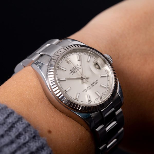 Montre Rolex Datejust cadran silver 31 mm 2009