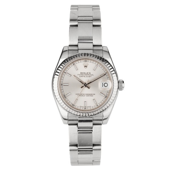 Rolex Datejust watch silver dial 31 mm 2009 1782740009