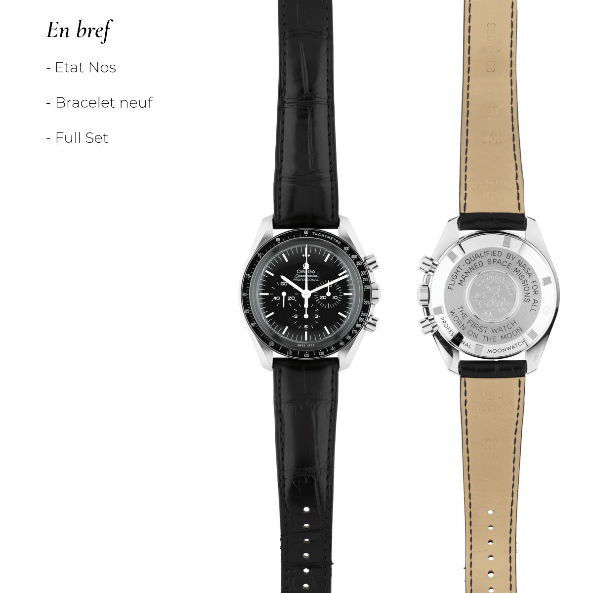 Omega Speedmaster Moonwatch Professional mechanical 42 mm 2019 Full Set O31133423001001