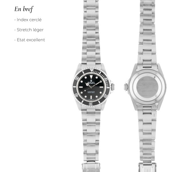 Montre Rolex Submariner 40 mm 2004 Ref 14060M