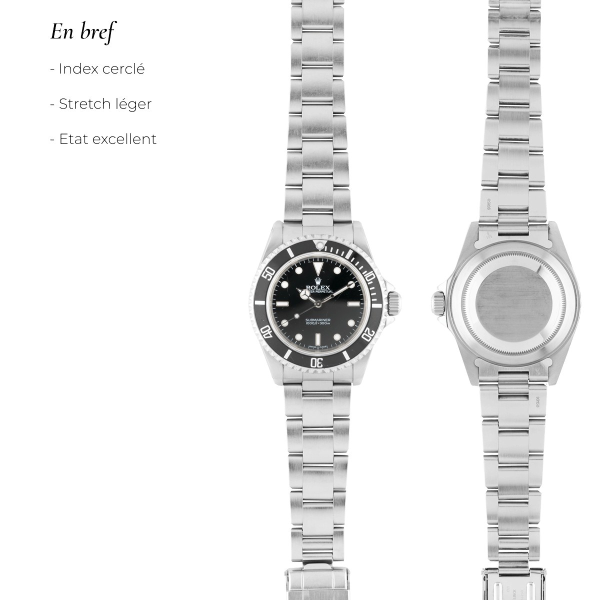 Montre Rolex Submariner 40 mm 2004 Ref 14060M