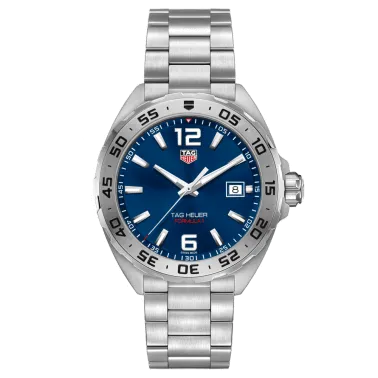 TAG Heuer Formula 1 quartz watch blue dial steel bracelet 41 mm