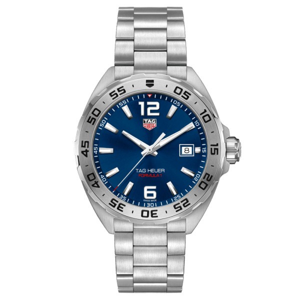 Montre TAG Heuer Formula 1 quartz cadran bleu bracelet acier 41 mm