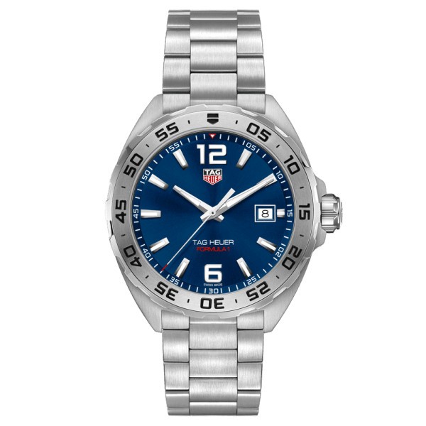 TAG Heuer Formula 1 quartz watch blue dial steel bracelet 41 mm