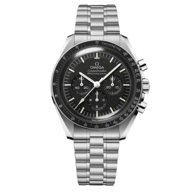 Omega Speedmaster Moonwatch Professional Chronograph Co-Axial Master Chronometer hesalite crystal steel bracelet 42 mm 310.30.42