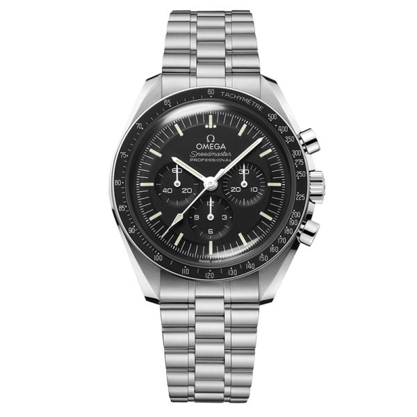310.30.42.50.01.001 Montre Omega Speedmaster Moonwatch Professional Chronographe Co-Axial Master Chronometer verre hésalite brac