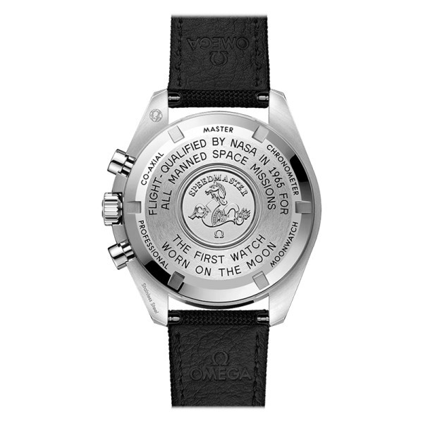Omega moon watch hesalite best sale