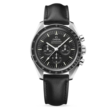 Omega Speedmaster Moonwatch Professional Chronograph Co-Axial Master Chronometer sapphire crystal leather strap 42 mm 310.32.42.
