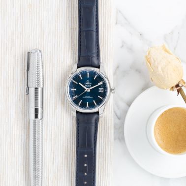 Omega De Ville Hour Vision watch automatic Co-Axial Master Chronometer 41 mm 2016 Full Set