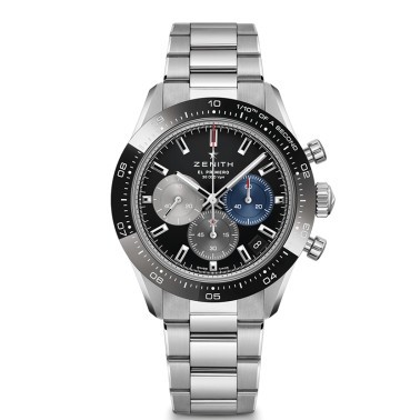 Montre Zenith Chronomaster Sport El Primero 3600 cadran blanc mat bracelet acier 41 mm ref. 03.3100.3600/69.M3100