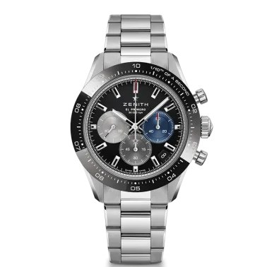 Montre Zenith Chronomaster Sport El Primero 3600 cadran blanc mat bracelet acier 41 mm ref. 03.3100.3600/69.M3100