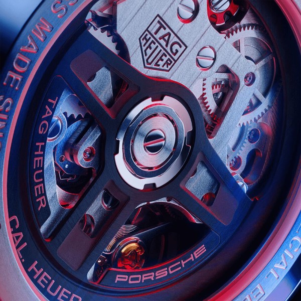 Montre TAG Heuer Carrera Porsche Calibre Heuer 02 Edition Spéciale cadran gris bracelet acier 44 mm CBN2A1F.BA0643