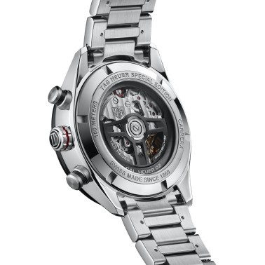 Montre TAG Heuer Carrera Porsche Calibre Heuer 02 Edition Spéciale cadran gris bracelet acier 44 mm CBN2A1F.BA0643