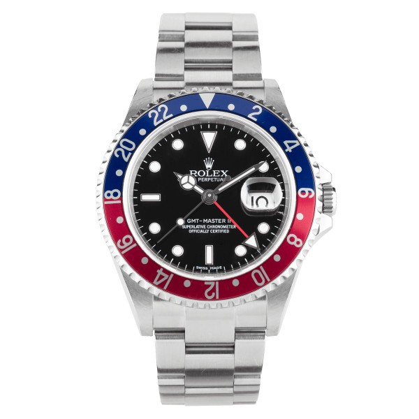 Rolex Watch GMT-Master II 2007 Ref. 16710BLRO Full Set 40 mm