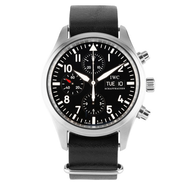 Montre IWC Aviateur Chronographe automatique 43 mm Full Set 2012 IW371701