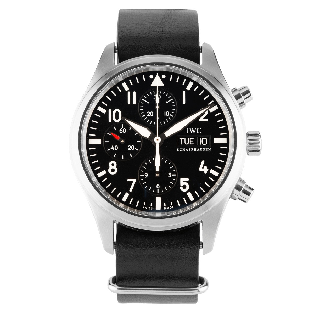 IWC Aviator Watch Automatic Chronograph 42 mm Full Set 2012 - Lepage