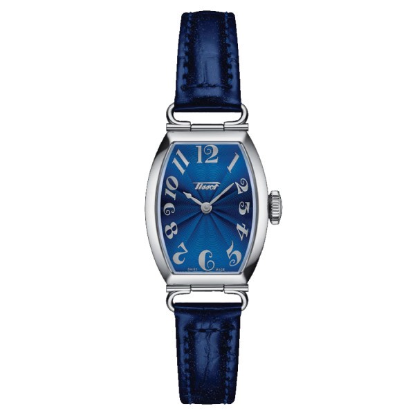 Watch Tissot Heritage Porto Small Lady quartz blue dial 22 x 30.1 mm T128.109.16.042.00