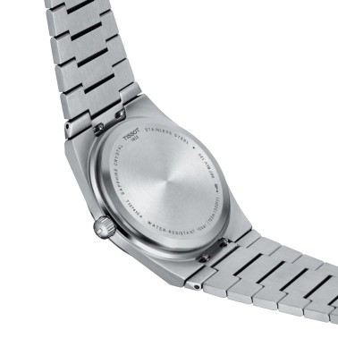 Montre Tissot T-Classic PRX Gent quartz cadran bleu bracelet acier 40 mm T137.410.11.041.00