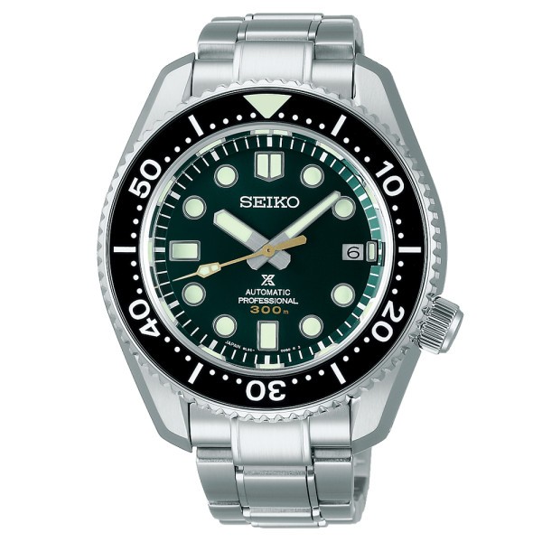 Montre Seiko Prospex Diver 300 M automatique Edition Limitée 140ème anniversaire cadran vert 44,3 mm SLA047J1