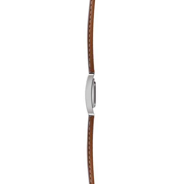 Montre Michel Herbelin V Avenue quartz cadran nacre chiffres romains bracelet cuir gold 22,5 x 17 mm 17037/09GO