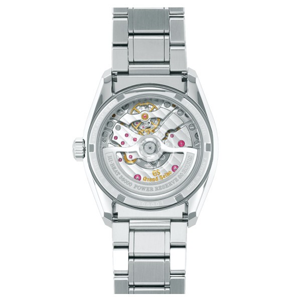 Grand Seiko Heritage automatic watch white dial 40 mm steel bracelet SLGH005G