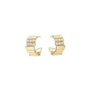 Boucles d'oreilles Dior Gem en or jaune et diamants