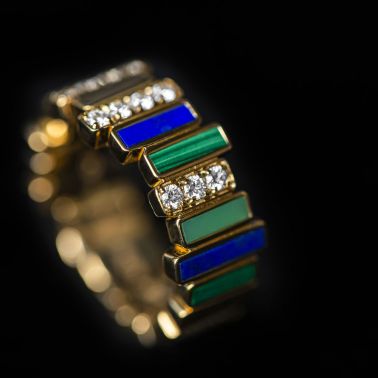 Dior Gem yellow gold and ornamental stones ring JGEM94001