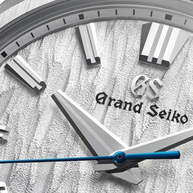 Grand Seiko Heritage automatic watch white dial 40 mm steel bracelet SLGH005G
