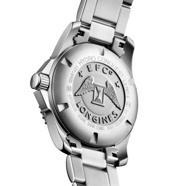 Montre Longines Hydroconquest automatique cadran bleu bracelet acier 41 mm L3.781.4.96.6