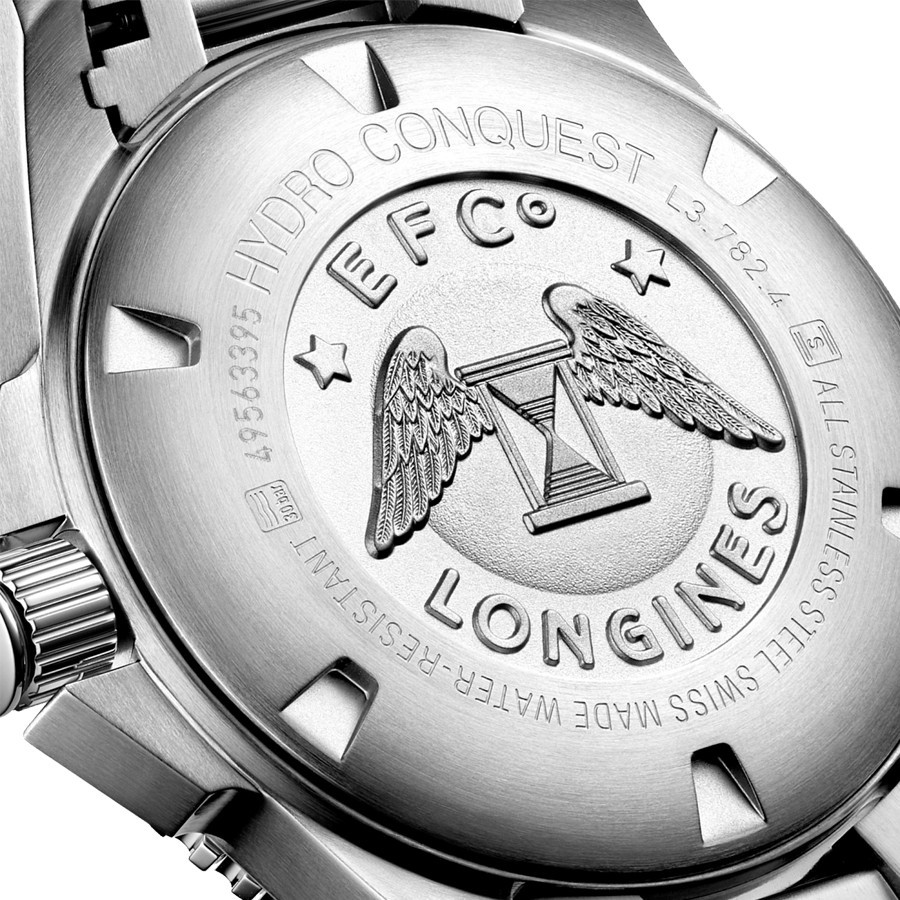 Montre Longines Hydroconquest automatique acier cadran bleu 43 mm L3.782.4.96.6