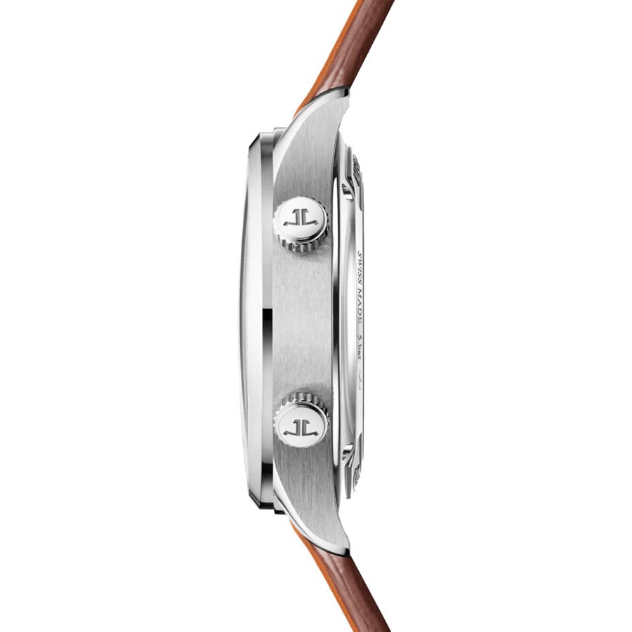  Jaeger-LeCoultre Master Control Memovox automatic stainless steel watch leather strap 40 mm 4118420