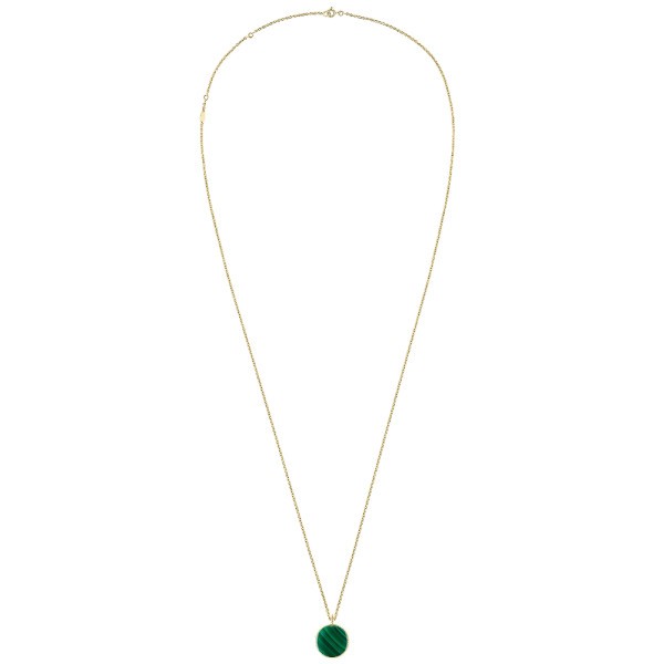 Necklace medallion malachite Dior Rose des Vents JRDV95053