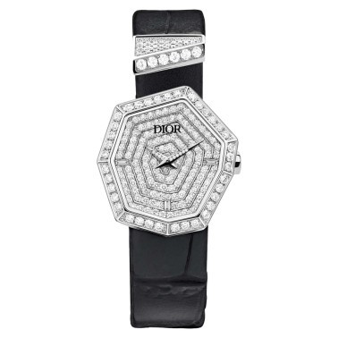Dior Gem quartz watch 27 mm white gold diamond dial 27 mm white gold diamond bracelet 15.5 cm CD18116X1003