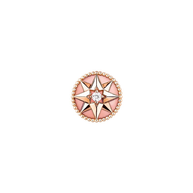 Earring pink gold and opal Rose des Vents Dior JRDV95099 Lepage