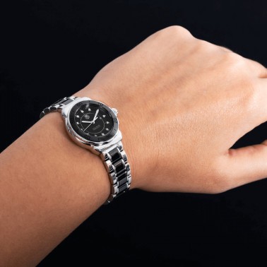 Montre TAG Heuer Formula 1 quartz acier céramique et diamants 32 mm WAH1314