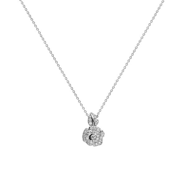 Necklace Rose Dior Bagatelle small model in white gold and diamonds