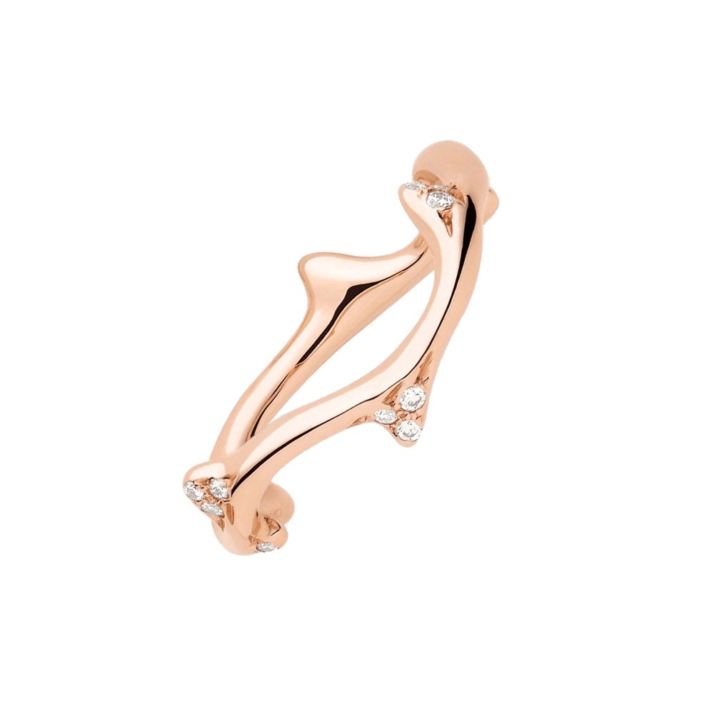 Bague Dior Bois de Rose en or rose et diamants JBDR95010