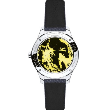 Dior Grand Bal Wild automatic watch turquoise dial denim strap 36 mm CD153B15A001