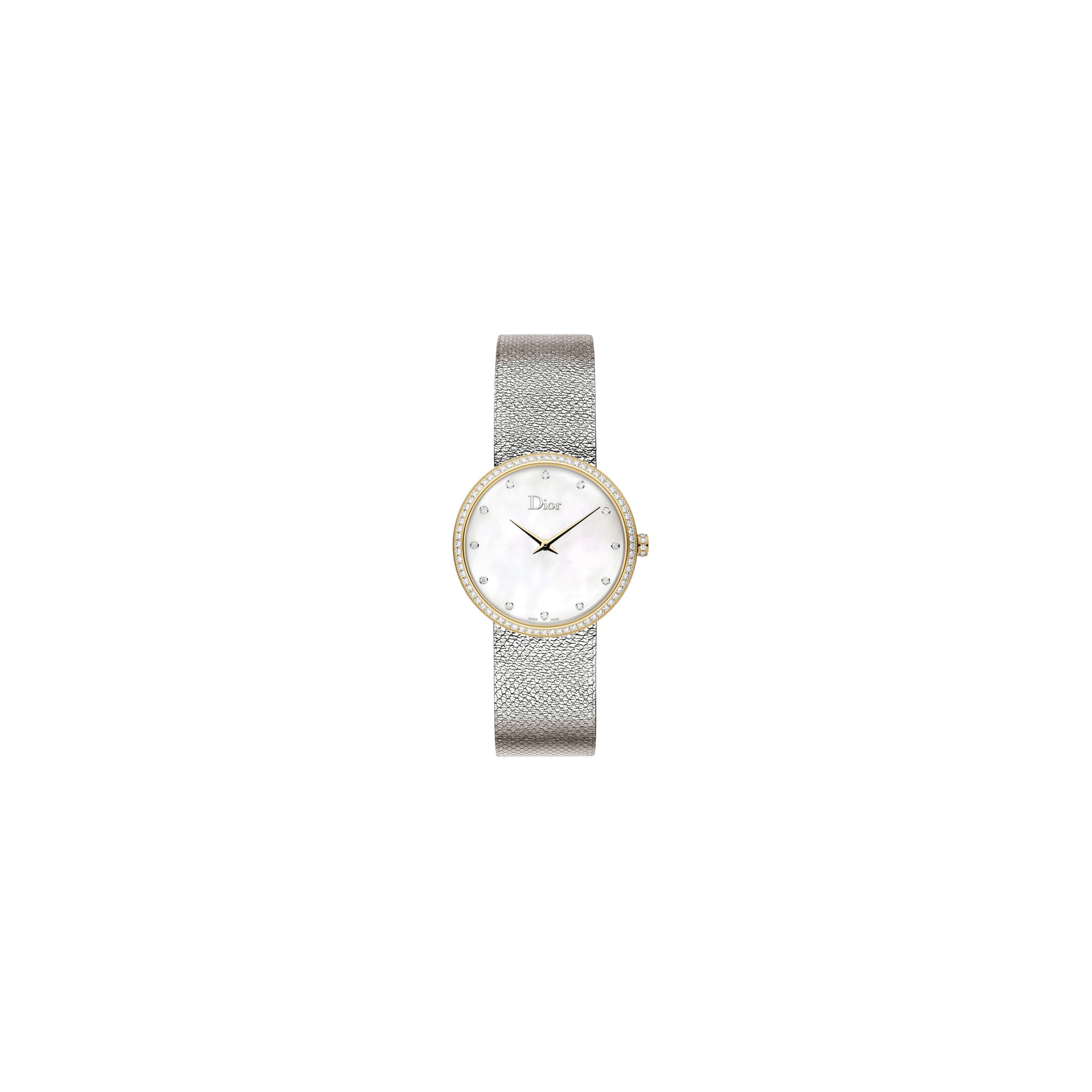 D de Dior Satine white mother of pearl watch CD043120M001 Lepage