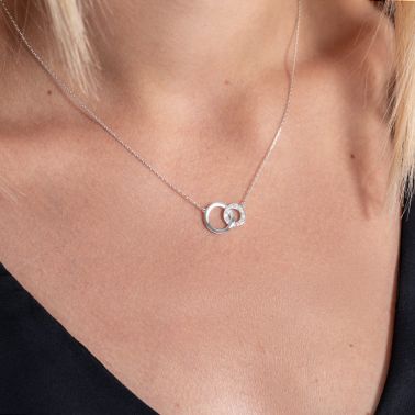 Collier Elsa Les Poinçonneurs en or jaune or blanc et diamants