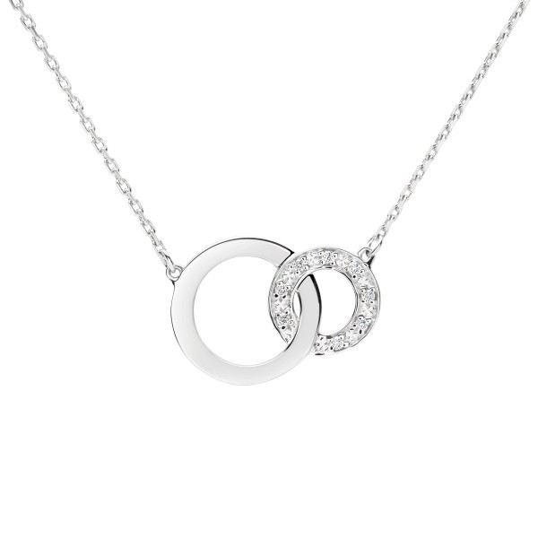 Necklace Elsa Les Poinçonneurs in white gold and diamonds