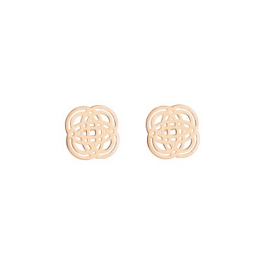 Boucles d'oreilles Ginette NY Purity Studs en or rose