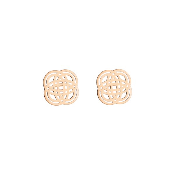 Boucles d'oreilles Ginette NY Purity Studs en or rose