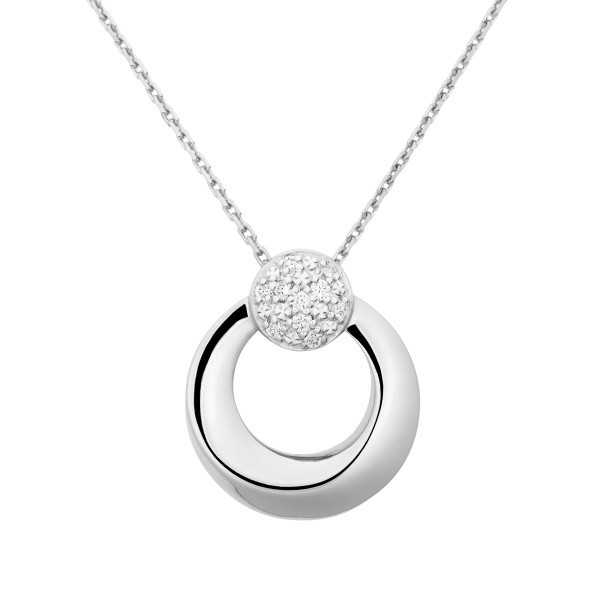 Necklace Lory Les Poinçonneurs in white gold and diamonds