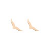 Boucles d'oreilles Ginette NY Wise en or rose - Soldat