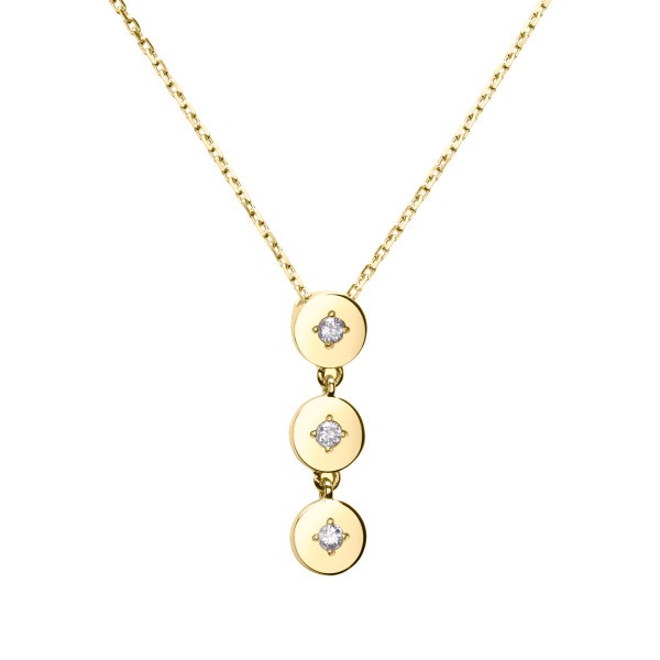 Necklace Ysée Les Poinçonneurs in yellow gold and diamonds